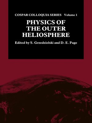 cover image of Physics of the Outer Heliosphere